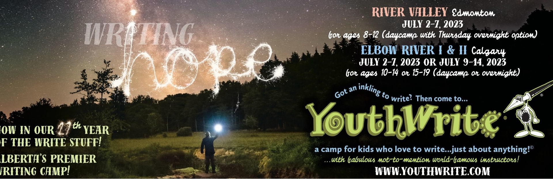 YouthWrite Camps
